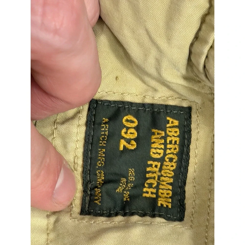Vintage Abercrombie Fitch Cargo Shorts Mens 34 Fatigue Skate Y2K Distressed
